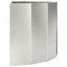 Donica Srebrny 90 x 45 x 50 cm Stal nierdzewna