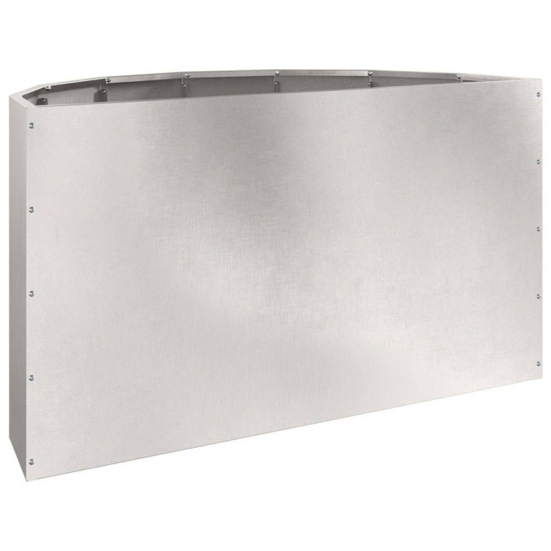 Donica Srebrny 90 x 45 x 50 cm Stal nierdzewna