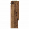 Szafka z lustrem z przechowywaniem Stare drewno 59 x 17 x 55 cm