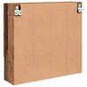 Szafka z lustrem z przechowywaniem Stare drewno 59 x 17 x 55 cm