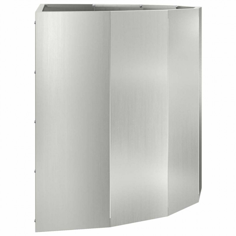 Donica Srebrny 90 x 45 x 50 cm Stal Galwanizowana
