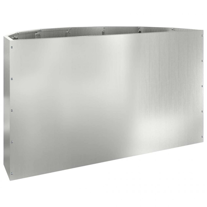 Donica Srebrny 90 x 45 x 50 cm Stal Galwanizowana