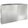 Donica Srebrny 90 x 45 x 50 cm Stal Galwanizowana