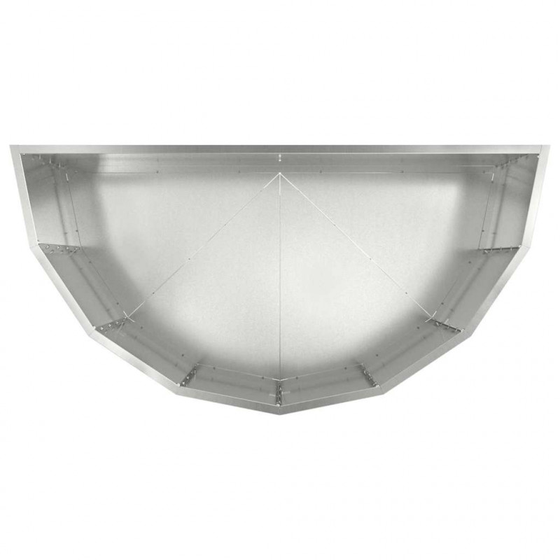 Donica Srebrny 90 x 45 x 50 cm Stal Galwanizowana