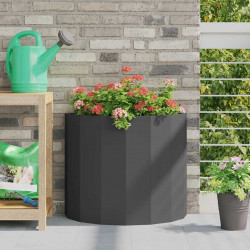 Donica Czarny 60 x 30 x 50 cm Stal