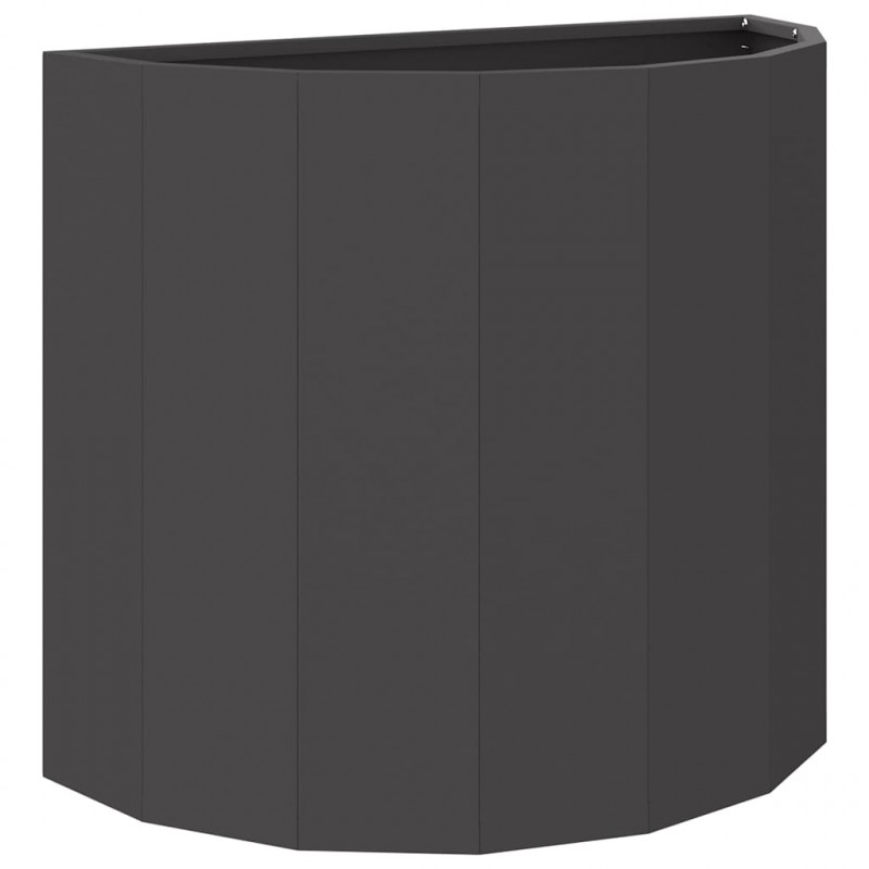 Donica Czarny 60 x 30 x 50 cm Stal