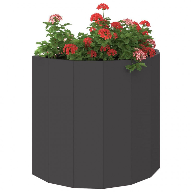 Donica Czarny 60 x 30 x 50 cm Stal