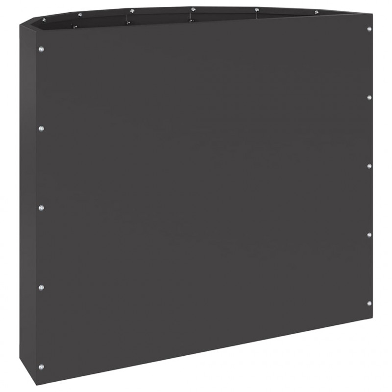 Donica Czarny 60 x 30 x 50 cm Stal