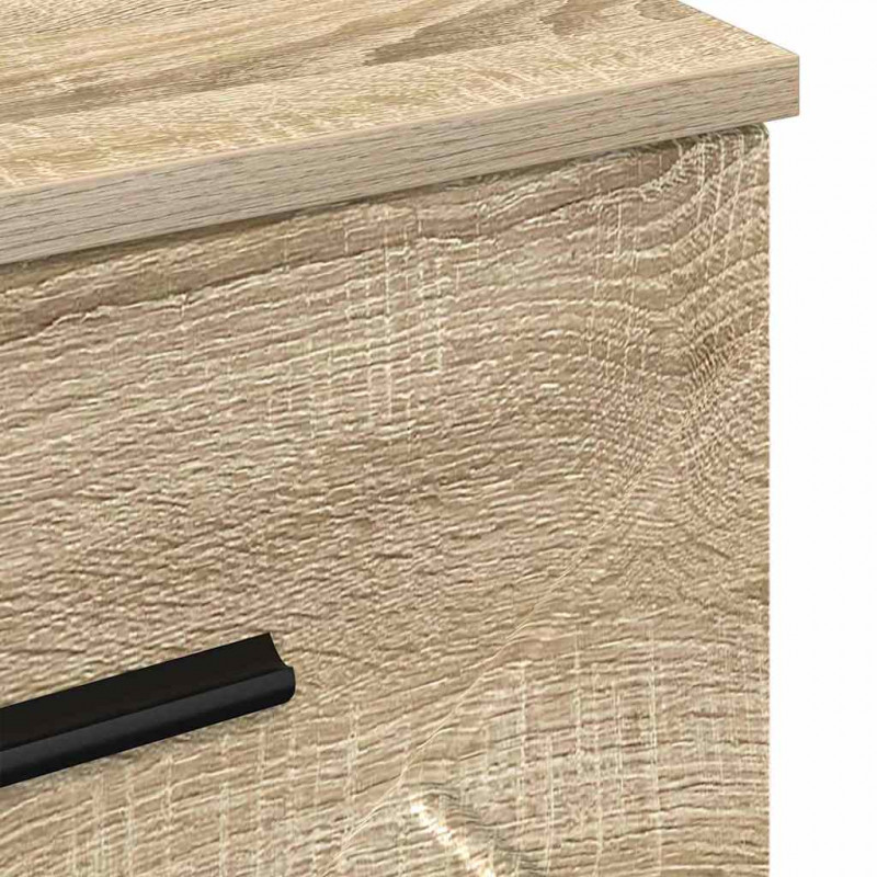 Szafka Nocna dąb sonoma 38 x 38 x 66 cm Materiał drewnopochodny