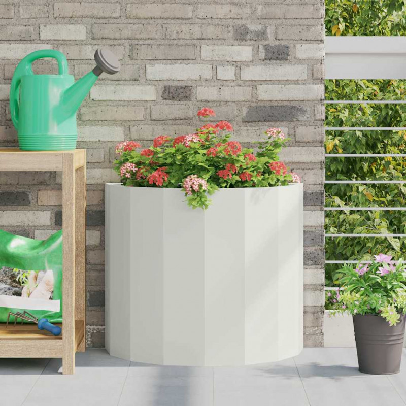 Donica Biały 60 x 30 x 50 cm Stal
