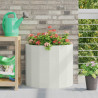 Donica Biały 60 x 30 x 50 cm Stal