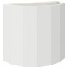 Donica Biały 60 x 30 x 50 cm Stal