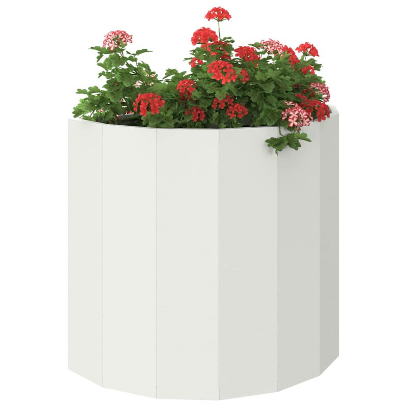 Donica Biały 60 x 30 x 50 cm Stal