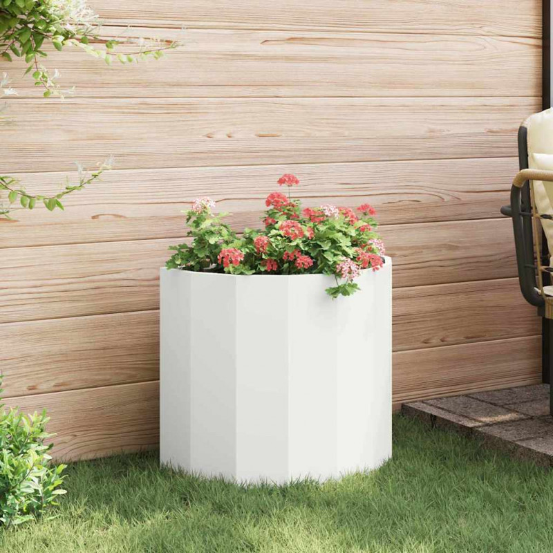 Donica Biały 60 x 30 x 50 cm Stal