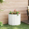 Donica Biały 60 x 30 x 50 cm Stal
