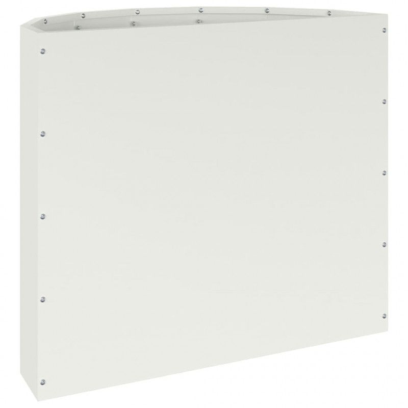 Donica Biały 60 x 30 x 50 cm Stal
