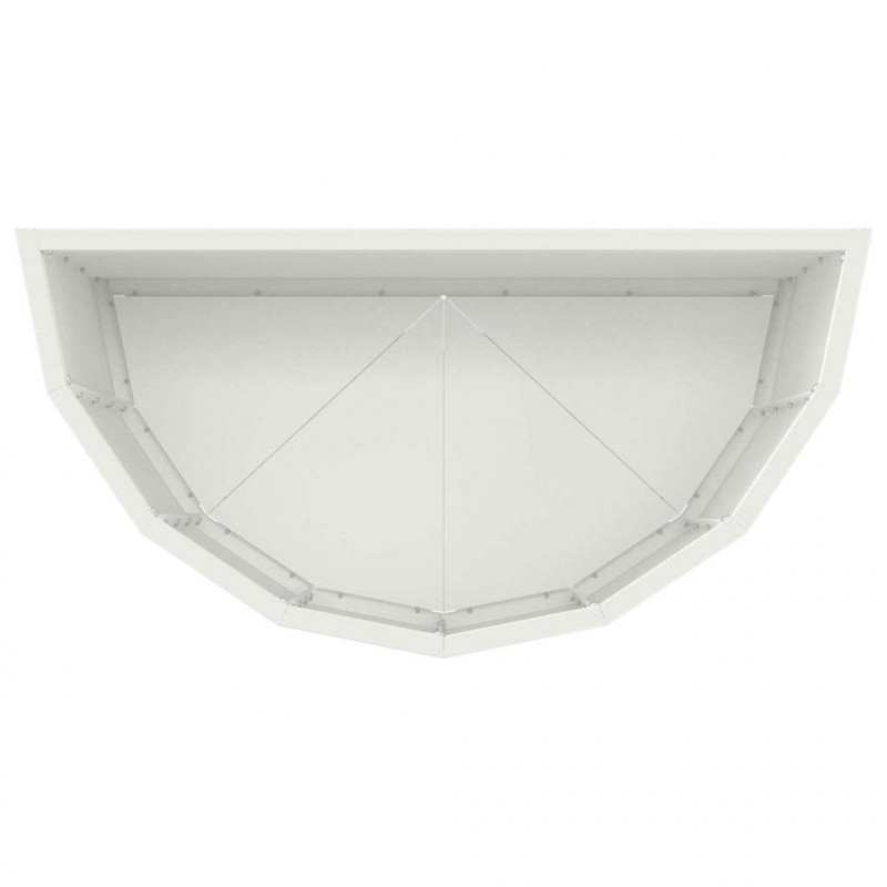 Donica Biały 60 x 30 x 50 cm Stal