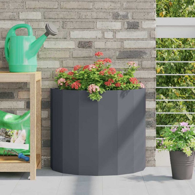 Donica Antracyt 60 x 30 x 50 cm Stal