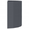Donica Antracyt 60 x 30 x 50 cm Stal