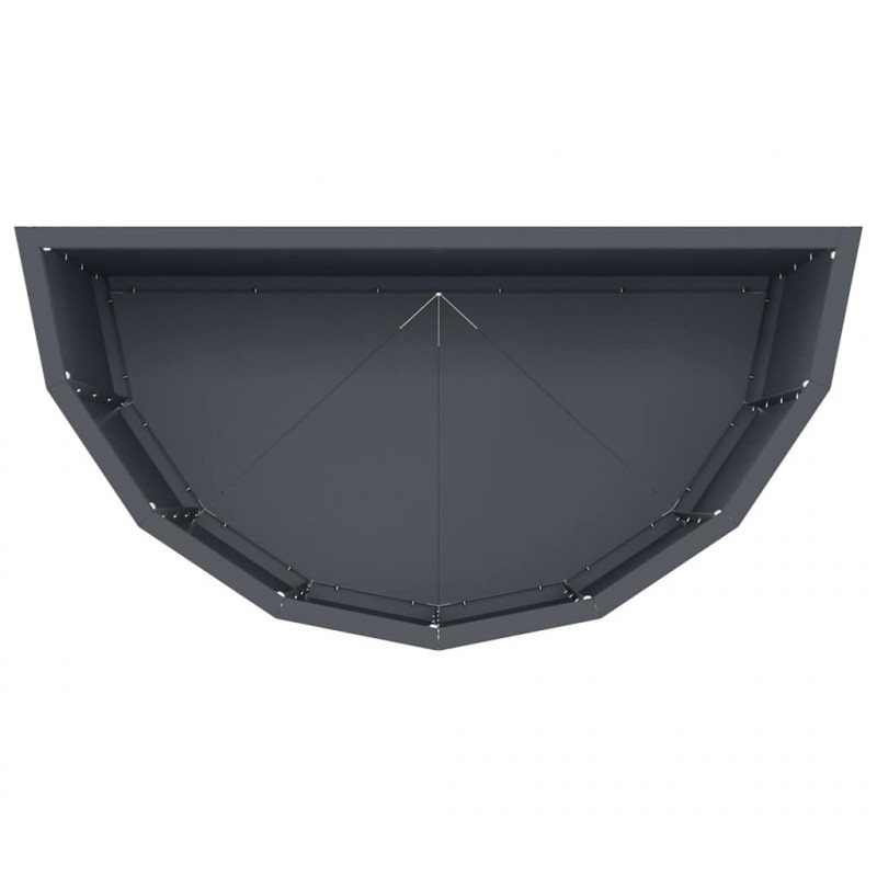 Donica Antracyt 60 x 30 x 50 cm Stal