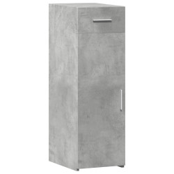 Szafka, szarość betonu, 30x42,5x93 cm, materiał drewnopochodny