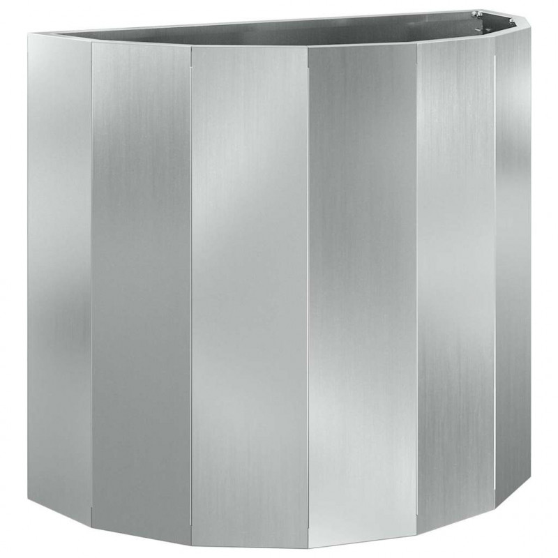Donica Srebrny 60 x 30 x 50 cm Stal Galwanizowana