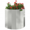 Donica Srebrny 60 x 30 x 50 cm Stal Galwanizowana
