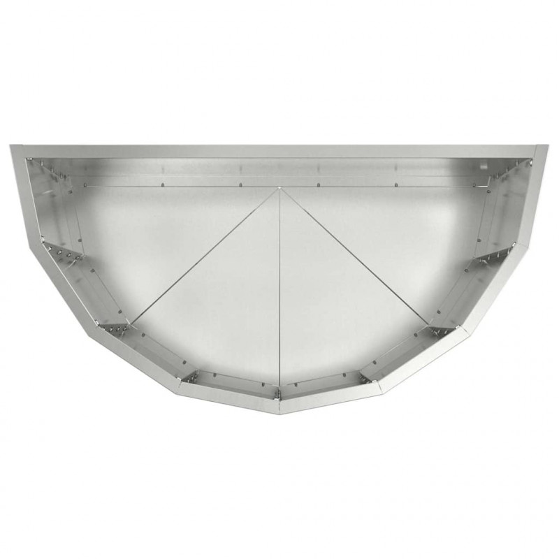 Donica Srebrny 60 x 30 x 50 cm Stal Galwanizowana
