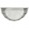 Donica Srebrny 60 x 30 x 50 cm Stal Galwanizowana