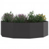 Donica Czarny 120 x 120 x 35 cm Stal