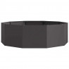 Donica Czarny 120 x 120 x 35 cm Stal