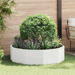 Donica Biały 120 x 120 x 35 cm Stal