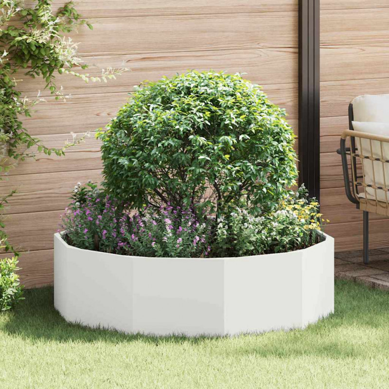 Donica Biały 120 x 120 x 35 cm Stal