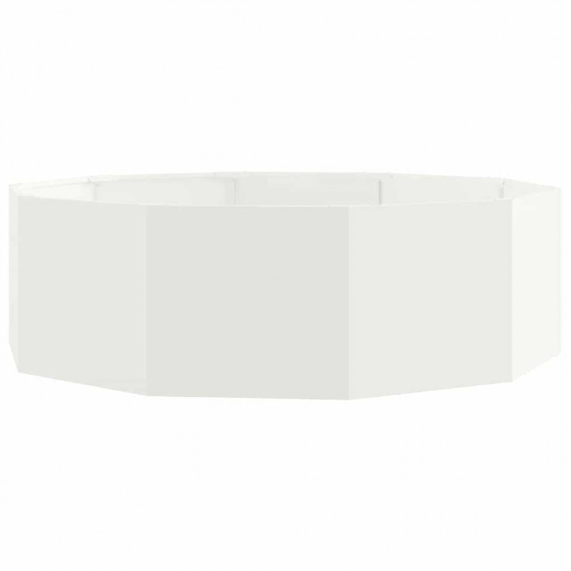 Donica Biały 120 x 120 x 35 cm Stal