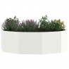 Donica Biały 120 x 120 x 35 cm Stal