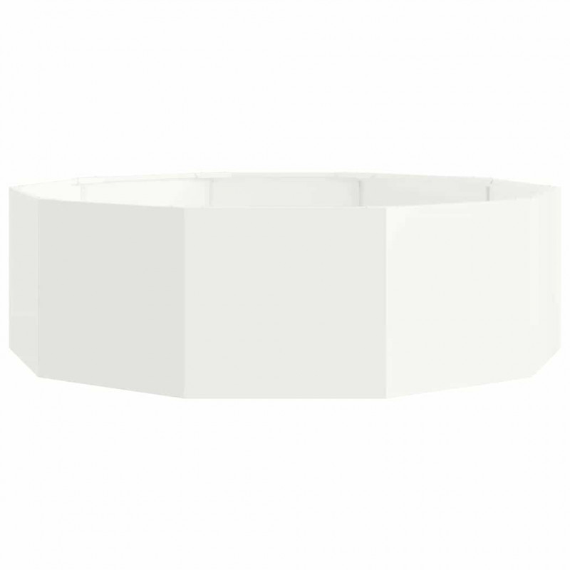 Donica Biały 120 x 120 x 35 cm Stal