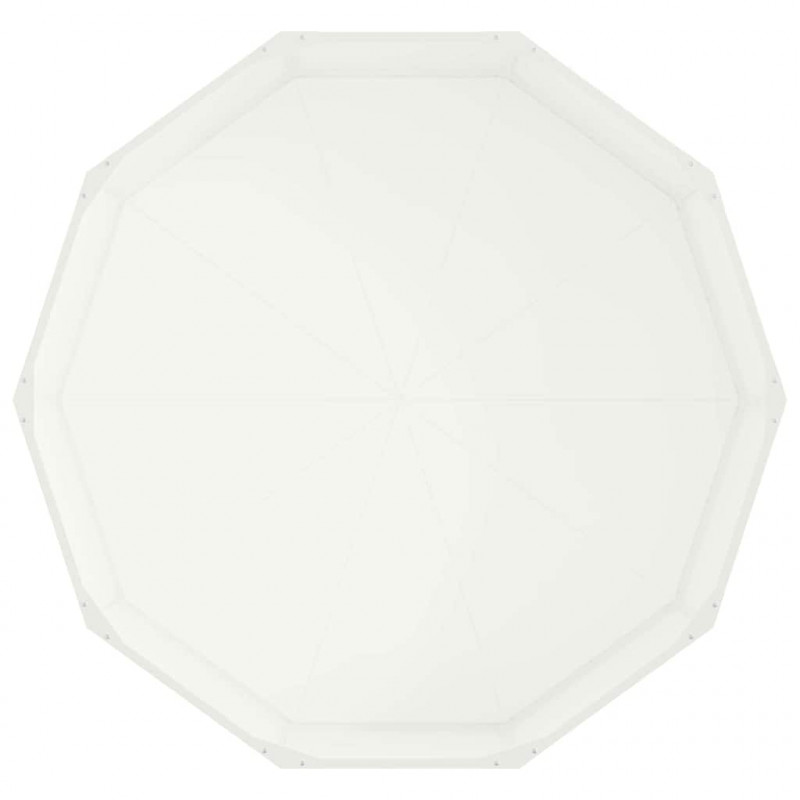 Donica Biały 120 x 120 x 35 cm Stal