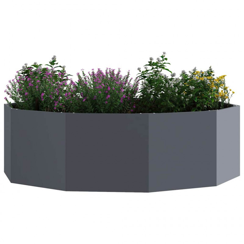 Donica Antracyt 120 x 120 x 35 cm Stal