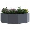 Donica Antracyt 120 x 120 x 35 cm Stal