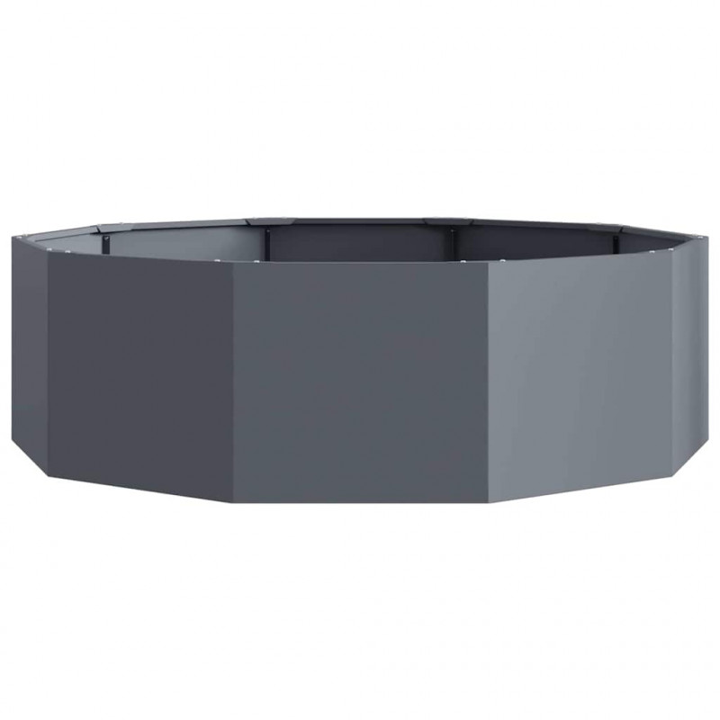 Donica Antracyt 120 x 120 x 35 cm Stal