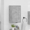 Szafka Łazienkowa z drzwiami Betonowy szary 39 x 23,5 x 65 cm