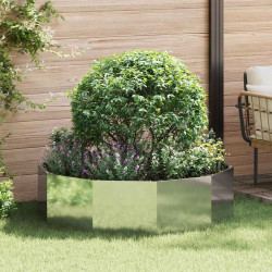 Donica Srebrny 120 x 120 x 35 cm Stal Galwanizowana