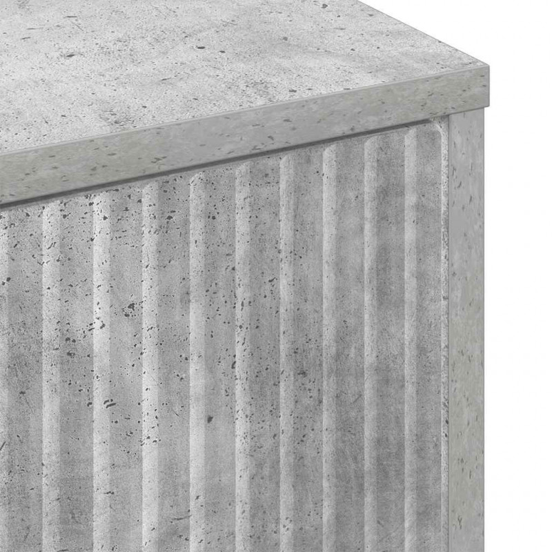 Szafka Łazienkowa z drzwiami Betonowy szary 39 x 23,5 x 65 cm
