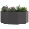 Donica Czarny 90 x 90 x 35 cm Stal