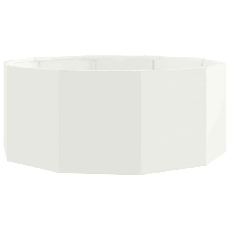 Donica Biały 90 x 90 x 35 cm Stal