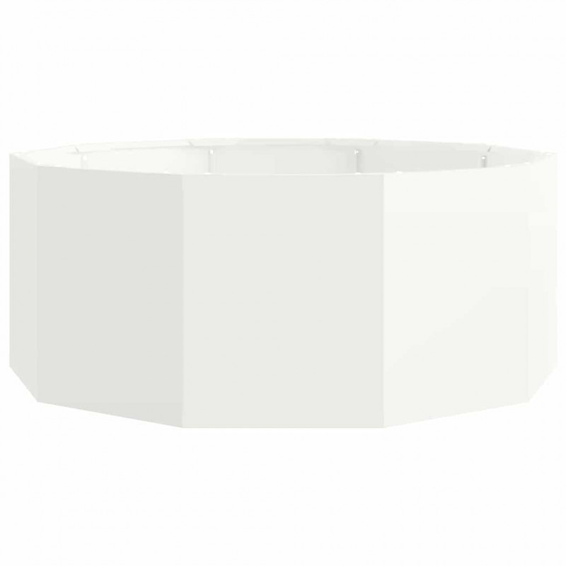 Donica Biały 90 x 90 x 35 cm Stal