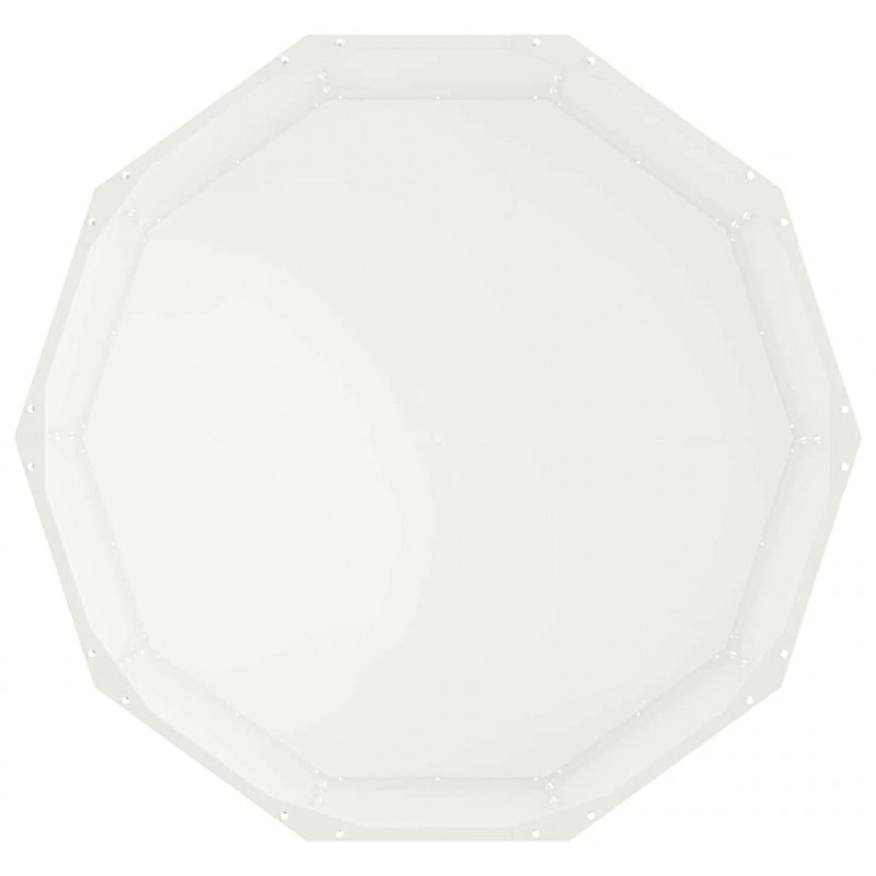 Donica Biały 90 x 90 x 35 cm Stal