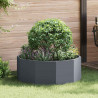 Donica Antracyt 90 x 90 x 35 cm Stal