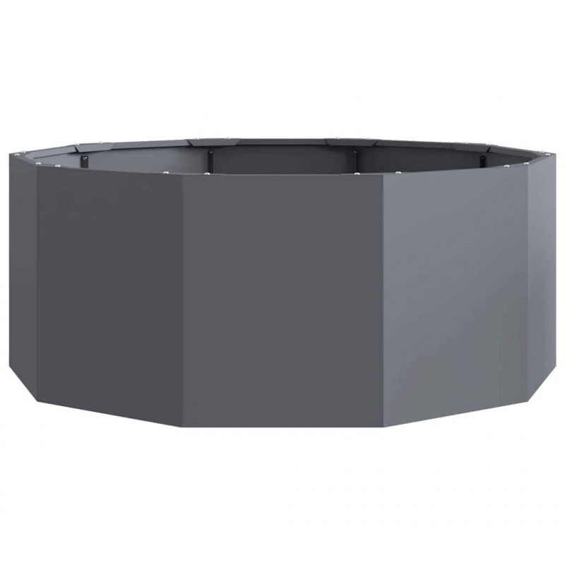 Donica Antracyt 90 x 90 x 35 cm Stal