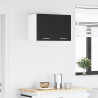 Szafka wisząca 2 pcs Czarny Dąb i Biały 30 x 31 x 40 cm
